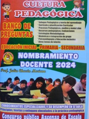 Nombramiento docente 2024. Banco de preguntas