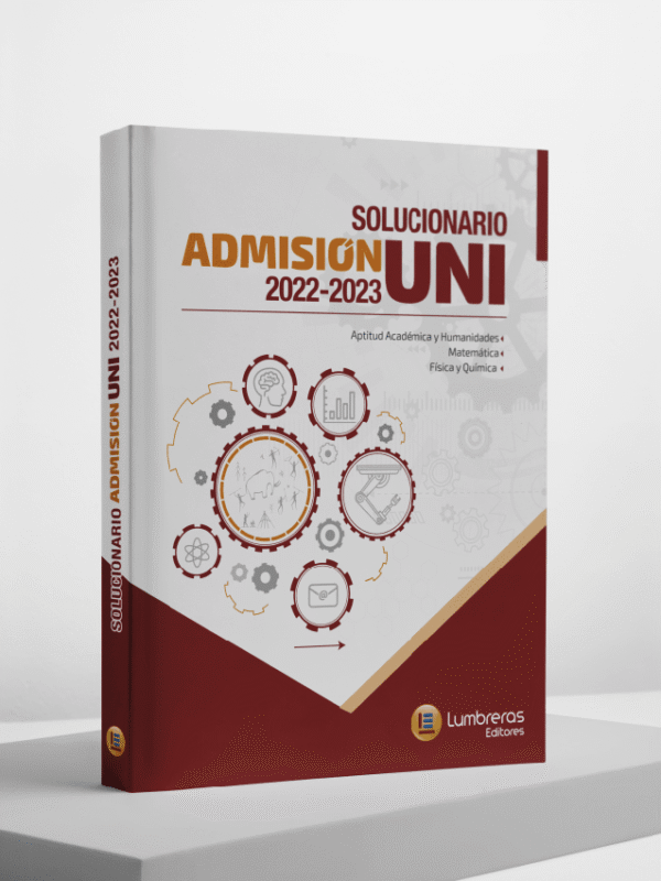 Solucionario examen admision UNI 2022 - 2023 libro
